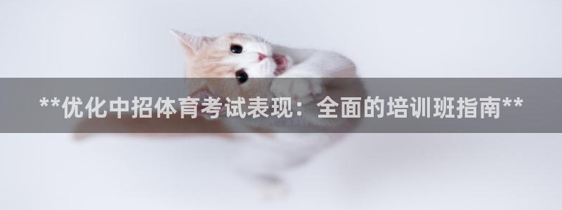 ag旗舰平台尊龙代言：**优化中招体育考试表现：全面