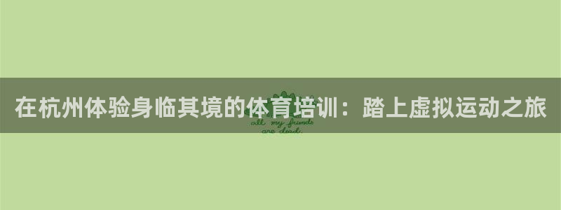 尊龙集团有限公司：在杭州体验身临其境的体育培训：踏上