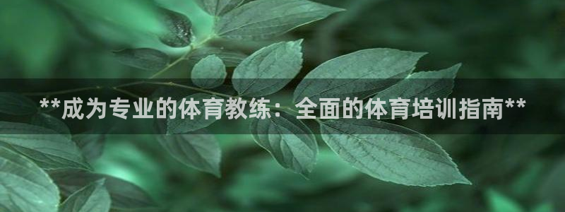 尊龙新版人生就是博!：**成为专业的体育教练：全面的