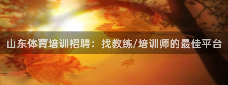 凯时k8娱乐唯一官网：山东体育培训招聘：找教练/培训
