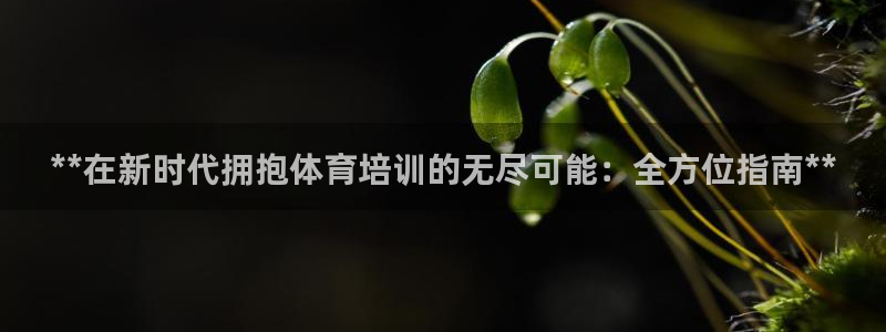 尊龙ag旗舰厅登陆：**在新时代拥抱体育培训的无尽可