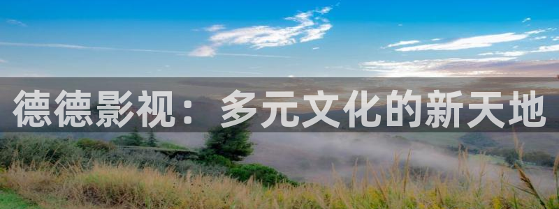 开心影院动漫：德德影视：多元文化的新天地